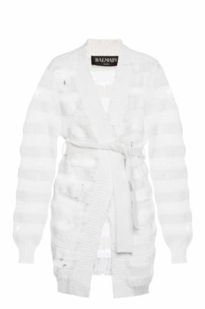 Cardigan with tie fastening, zdjęcie 1 Cardigan with tie fastening od Balmain